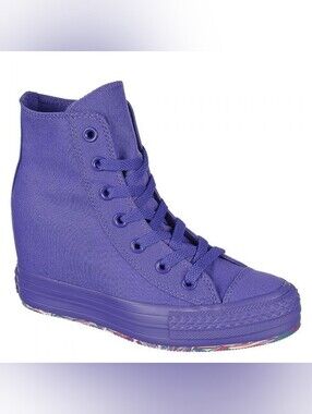 Converse 2014 RARE CTAS Platform Plus Hidden Wedge Nightshade Purple Sneaker